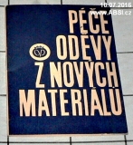 PÉČE O ODĚVY Z NOVÝCH MATERIÁLŮ
