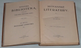 SLOVANSKÉ LITERATURY díl  I. a  II.