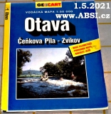 OTAVA - ČEŇKOVA PILA - ZVÍKOV _ VODÁCKÁ MAPA 1 : 50 000