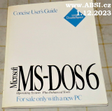 MICROSOFT MS-DOS 6 - CONCISE USER´S GUIDE