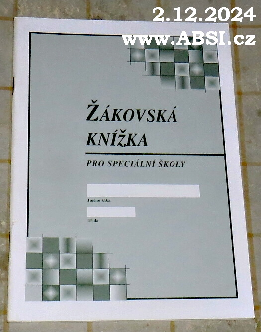 ŽÁKOVSKÁ KNÍŽKA PROSPECIÁLNÍ ŠKOLY