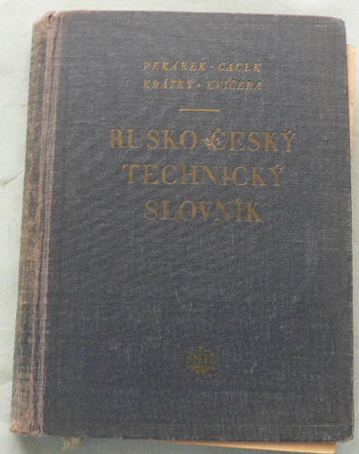 RUSKO-ČESKÝ TECHNICKÝ SLOVNÍK
