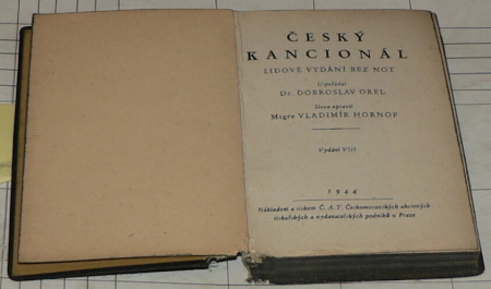ČESKÝ KANCIONÁL - LIDOVÉ VYDÁNÍ BEZ NOT