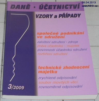 DANĚ - ÚČETNICTVÍ VZORY A PŘÍPADY 12/2008