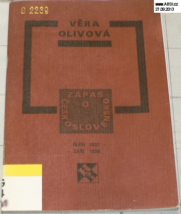 ZÁPAS O ČESKOSLOVENSKO ŘÍJEN 1937- ZÁŘÍ 1938