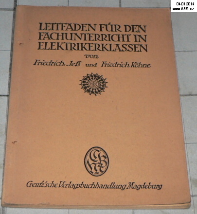LEITFADEN FUR DEN FACHUNTERRICHT IN ELEKTRIKERKLASSEN