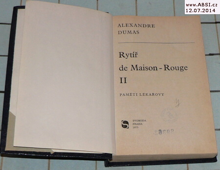 RYTÍŘ de MAISON-ROUGE II.