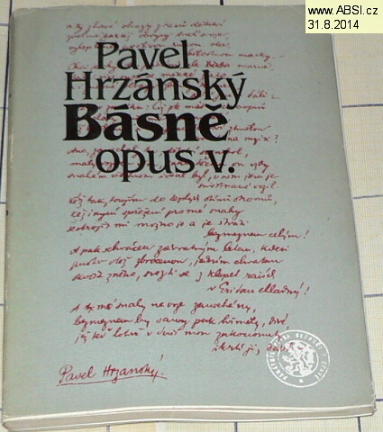 BÁSNĚ OPUS V. - PAVEL HRZÁNSKÝ