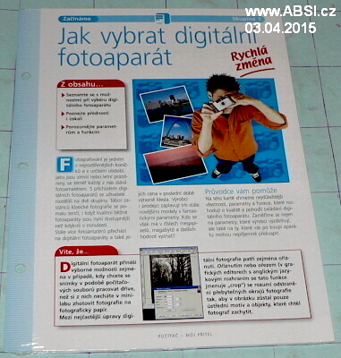 JAK VYBRAT DIGITÁLNÍ FOTOAPARÁT - POČÍTAČ-MŮj PŘÍTEL
