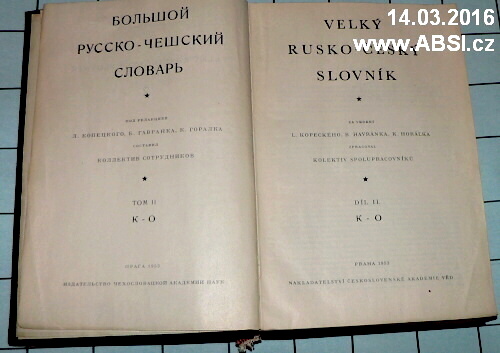 VELKÝ RUSKO-ČESKÝ SLOVNÍK 2 - K-O