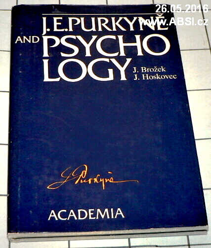 J.E. PURKYNĚ AND PSYCHOLOGY