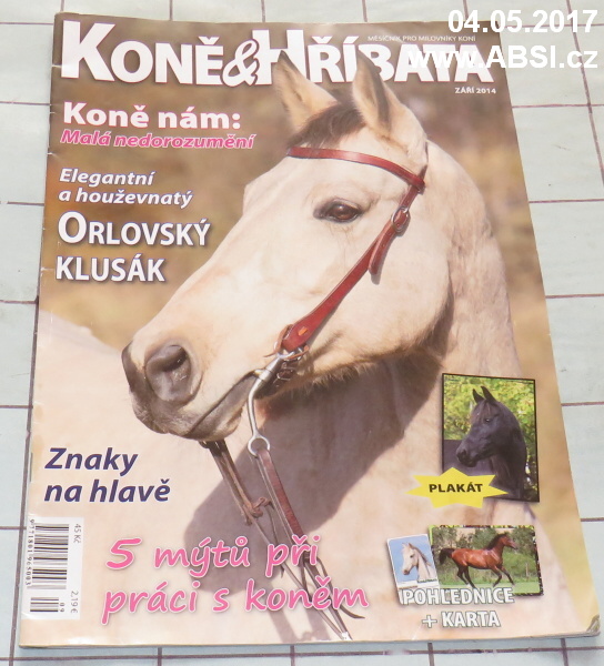 KONĚ & HŘÍBATA - MĚSÍČNÍK PRO MYLOVNÍKY KONÍ září 2014