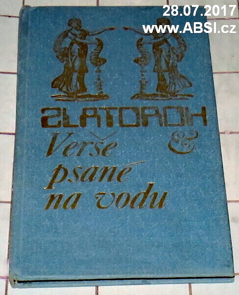 VERŠE PSANÉ NA VODU - ALMANACH - PODEPSANÁ KNIHA