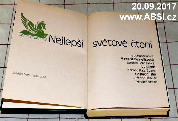 NEJLEPŠÍ SVĚTOVÉ ČTENÍ - ČTYŘI ROMÁNY