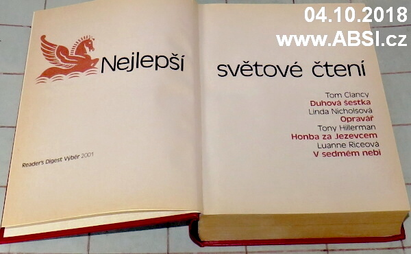 NEJLEPŠÍ SVĚTOVÉ ČTENÍ - ČTYŘI ROMÁNY