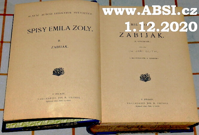 ZABIJÁK - SPISY EMILA ZOLY II.