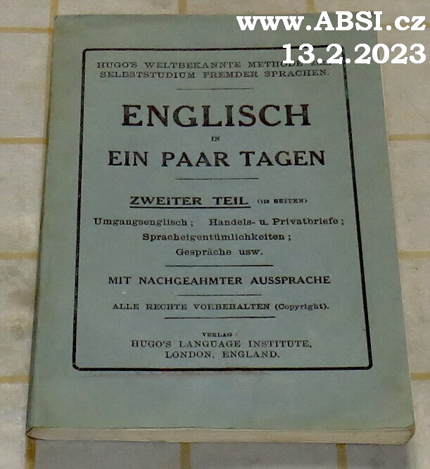 ENGLISCH IN EIN PAAR TAGEN