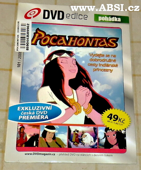 POCAHONTAS - VYDEJTE SE NA DOBRODRUŽNÉ CESTY INDIÁNSKÉ PRINCEZNY