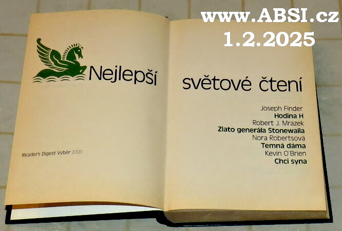 NEJLEPŠÍ SVĚTOVÉ ČTENÍ - ČTYŘI ROMÁNY