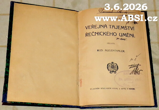 VEŘEJNÁ TAJEMSTVÍ ŘEČNICKÉHO UMĚNÍ