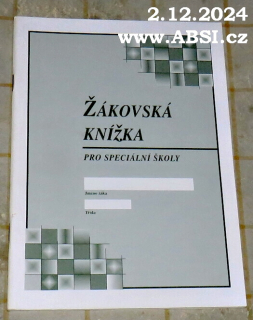 ŽÁKOVSKÁ KNÍŽKA PROSPECIÁLNÍ ŠKOLY