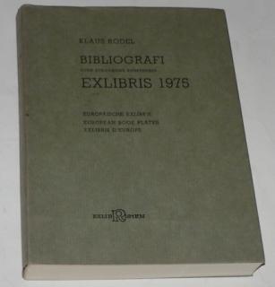 BIBLIOGRAFI OVER EURPEISKE KUNSTNERES - EXLIBRIS 1975