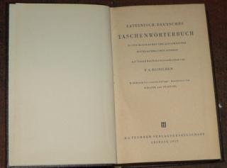 TASCHENWORTERBUCH - LATEINISCH DEUTSCH