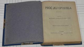 PROČ JEJ OPUSTILA