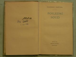POSLEDNÍ SOUD