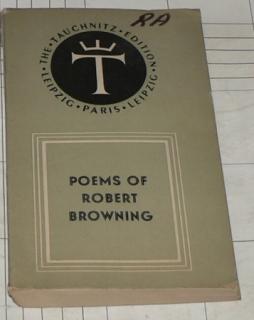 POEMS OF ROBERT BROWNING