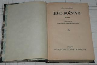 JEHO BOŽSTVO - ROMÁN