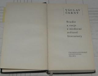 STUDIE A ESEJE Z MODERNÍ SVĚTOVÉ LITERATURY