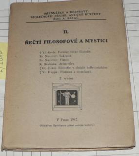 ŘEČTÍ FILOSOFOVÉ A MYSTICI