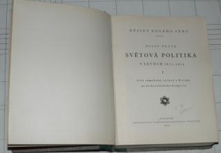 SVĚTOVÁ POLITIKA V LETECH 1871-1914 - DĚJINY NOVÉHO VĚKU - I. - III.