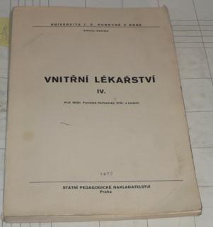 VNITŘNÍ LÉKAŘSTVÍ IV.