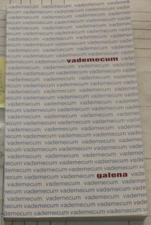 VADEMECUM 1992 - GALENA