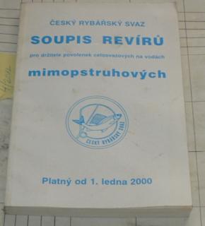 SOUPIS REVÍRŮ MIMOPSTRUHOVÝCH PLATNÝ OD 1. LEDNA 2000
