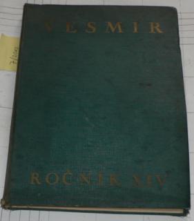 VESMÍR ročník XIV.  časopis pro šíření přírodních věd a jejich užití (1935-1936