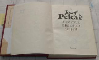O SMYSLU ČESKÝCH DĚJIN