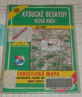 KYSUCKÉ BESKYDY VEĹKÁ RAČA 1 : 50 000 