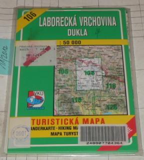 LABORECKÁ VRCHOVINA DUKLA 1 : 50 000 
