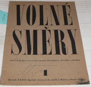 VOLNÉ SMĚRY XXXVI 1940