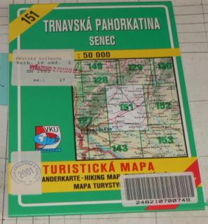 TRNAVSKÁ PAHORKATINA - SENEC 1 : 50 000 