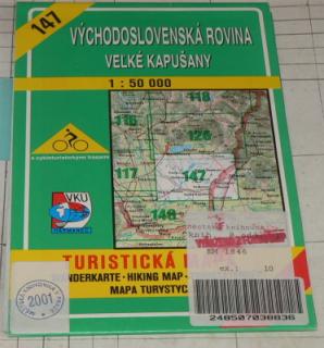 VÝCHODOSLOVENSKÁ ROVINA - VEĹKÉ KAPUŠANY 1 : 50 000 