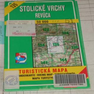 STOLICKÉ VRCHY - REVÚCA 1 : 50 000 
