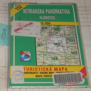 NITRANSKÁ PAHORKATINA - HLOHOVEC 1 : 50 000 