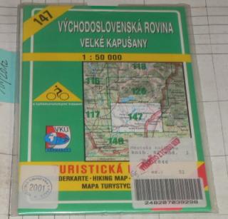 VÝCHODOSLOVENSKÁ ROVINA - VEĹKÉ KAPUŠANY 1 : 50 000 