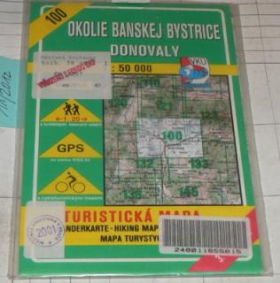 OKOLIE BANSKEJ BYSTRICE - DONOVALY 1 : 50 000