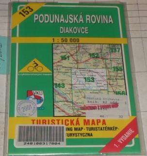 PODUNAJSKÁ ROVINA - DIAKOVCE 1 : 50 000
