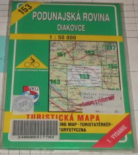 PODUNAJSKÁ ROVINA - DIAKOVCE 1 : 50 000